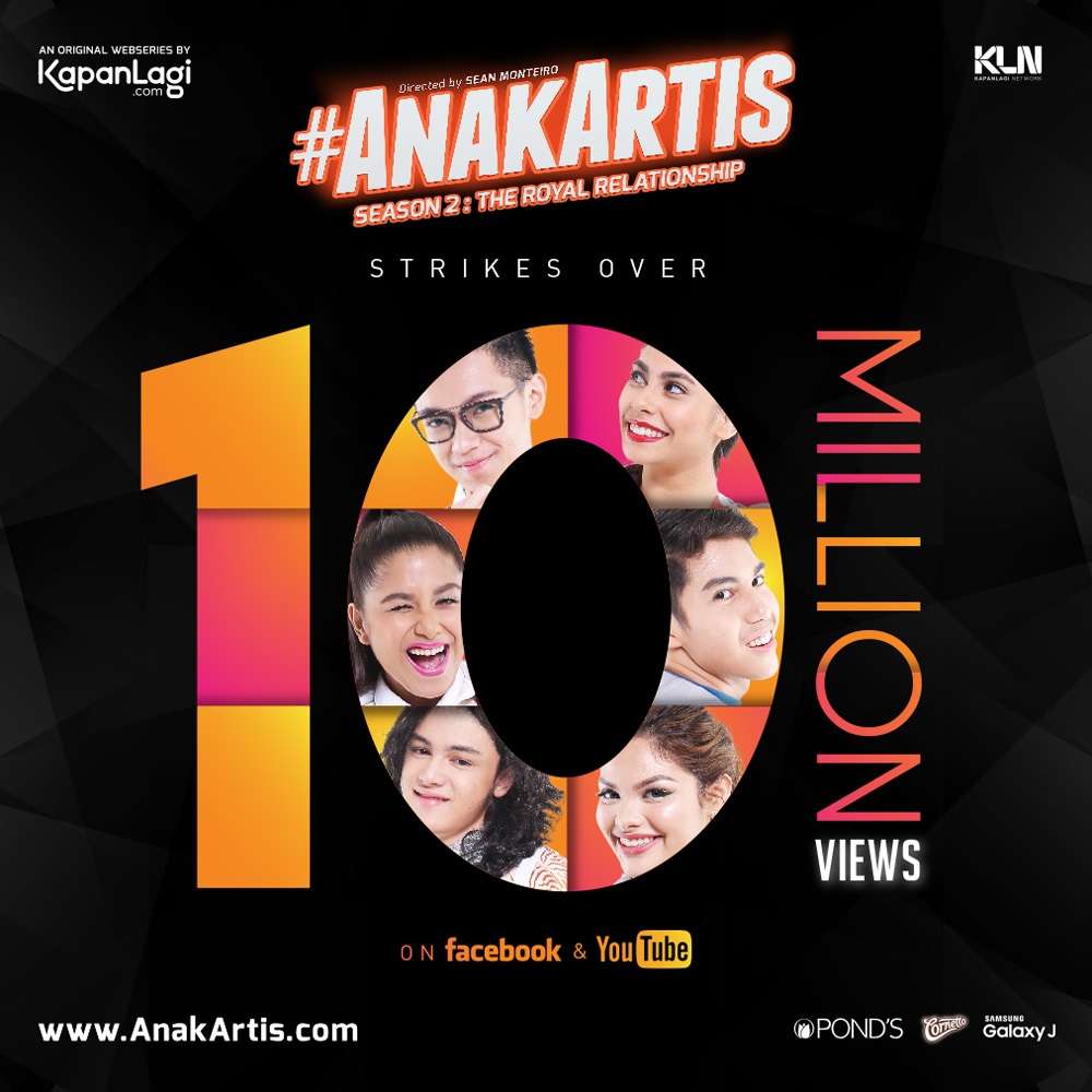 Serial Online #AnakArtis2 Tembus 10 Juta Penonton