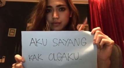 Rindu Olga, Jessica Iskandar Bikin Video Haru