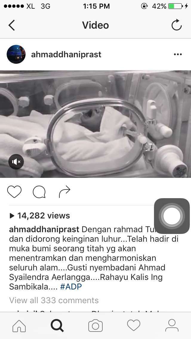 Selamat Mulan Jameela Melahirkan Anak Laki-laki