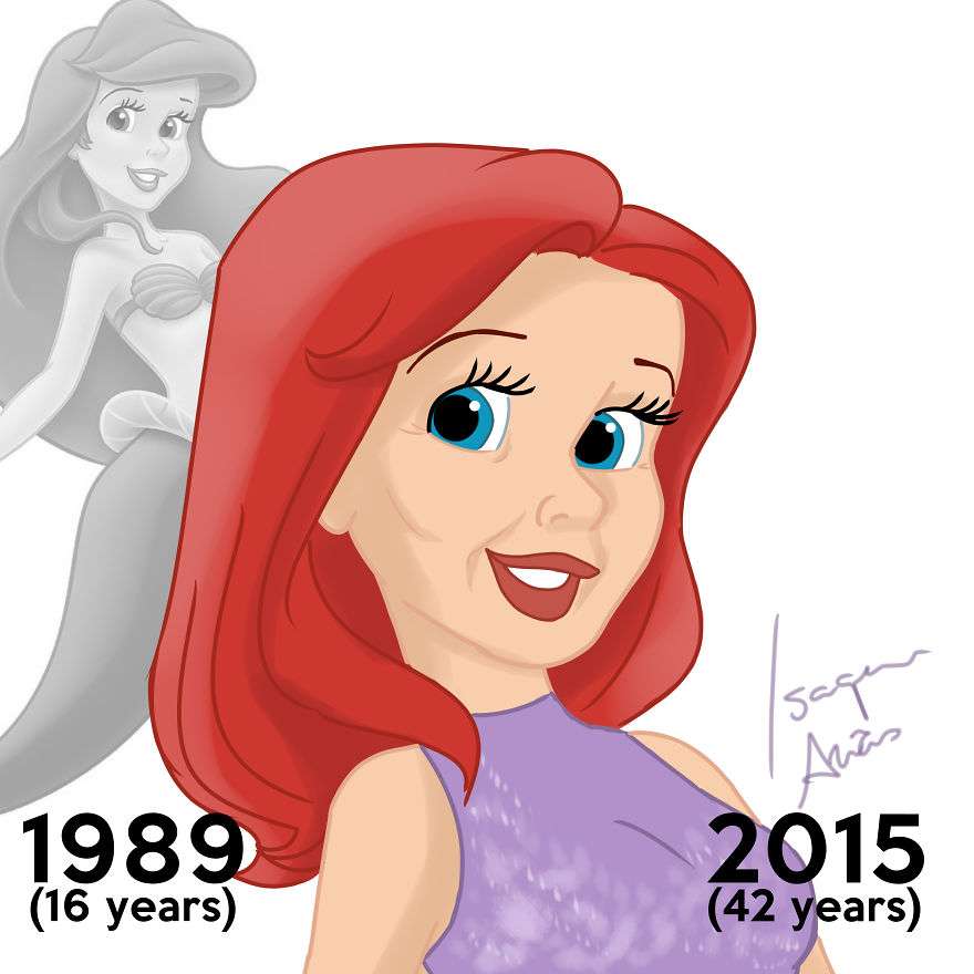 Gimana Rupa Putri Disney Ketika Tua?