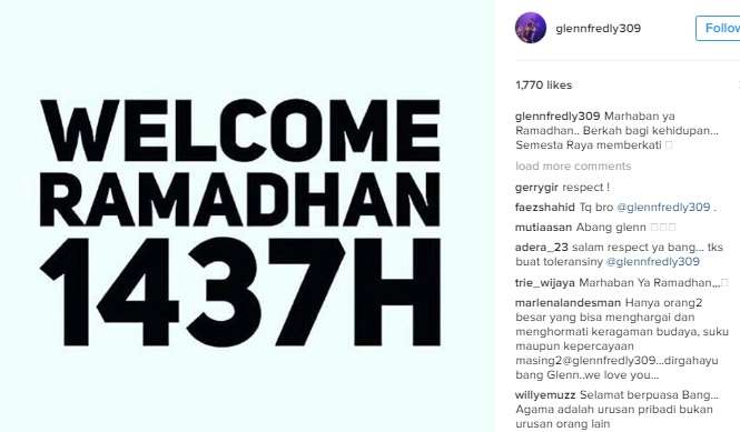 Netizen Penasaran Ramadan Glenn Fredly