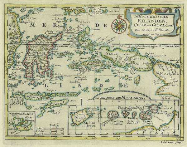 Menurut Peta Langka Abad ke-17, Begini Penampakan Indonesia
