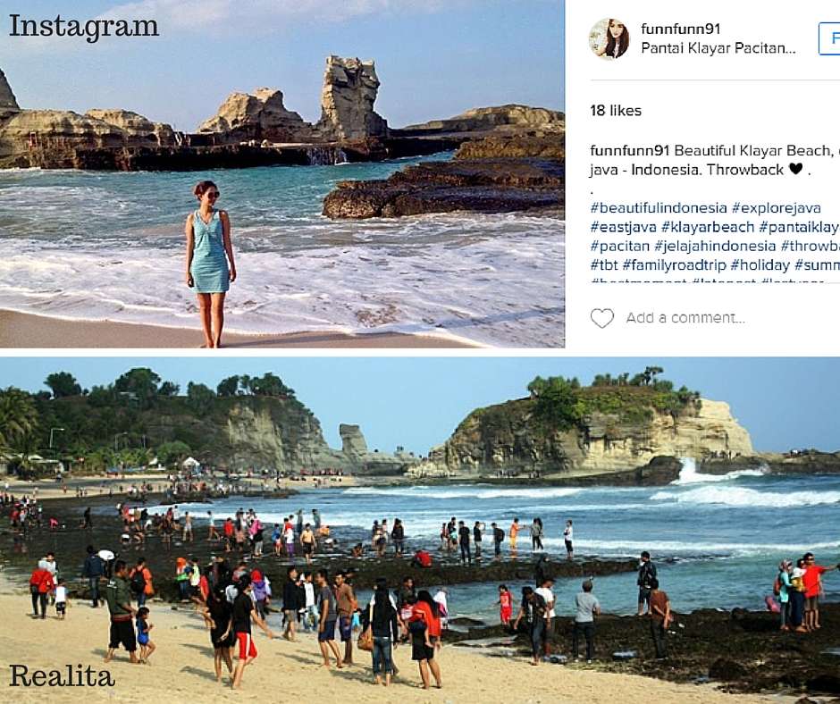 Beda Foto di Instagram dan Realita