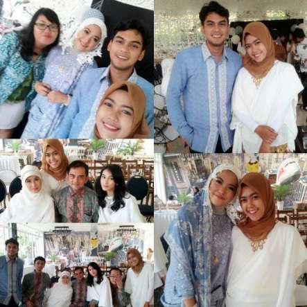 Momen tunangan Ridwan dan Aput