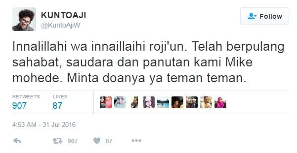 Unggahan Kunto Aji