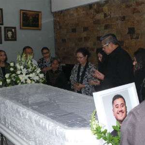 SBY di Rumah Duka Mike
