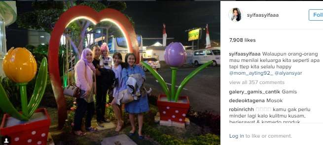 Unggahan Adik Ayu Ting Ting Unggahan Adik Ayu Ting Ting