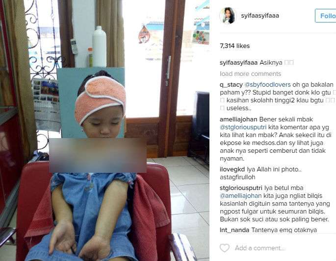 Unggahan Adik Ayu Ting Ting