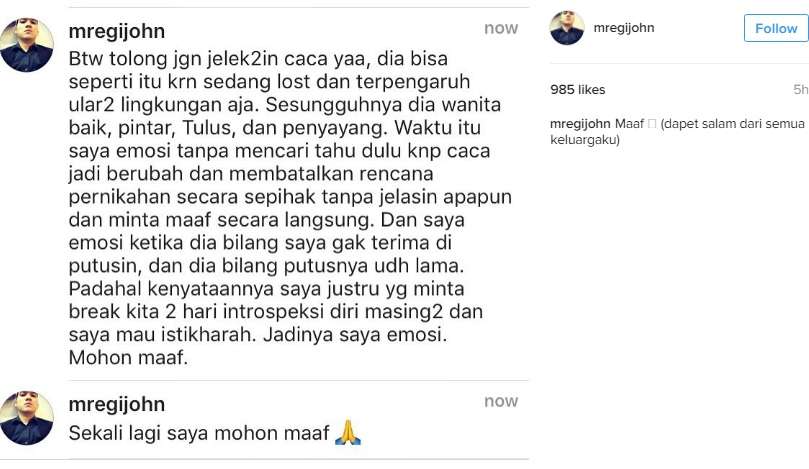 Unggahan Egi John