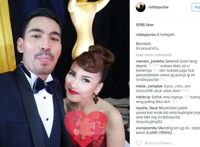 Robby Purba dan Ayu Ting Ting