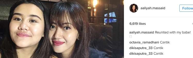 Aaliyah Massaid dan Suci Patia