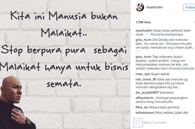 Unggahan Stuart Collin