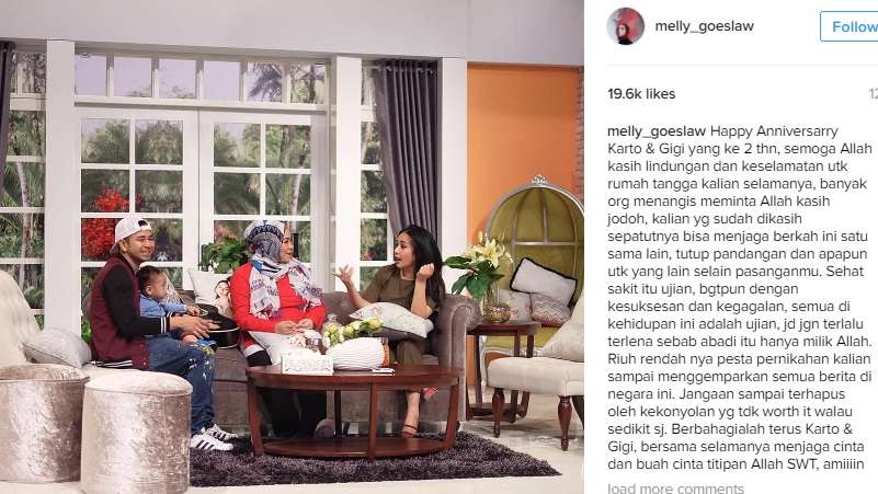 Unggahan Melly Goeslow Unggahan Melly Goeslow