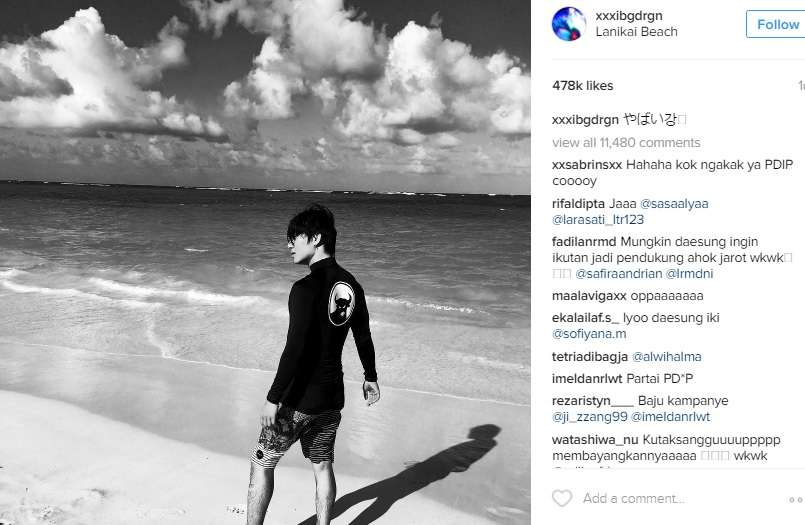 Unggahan G-Dragon