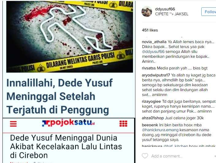 Unggahan Dede Yusuf Unggahan Dede Yusuf