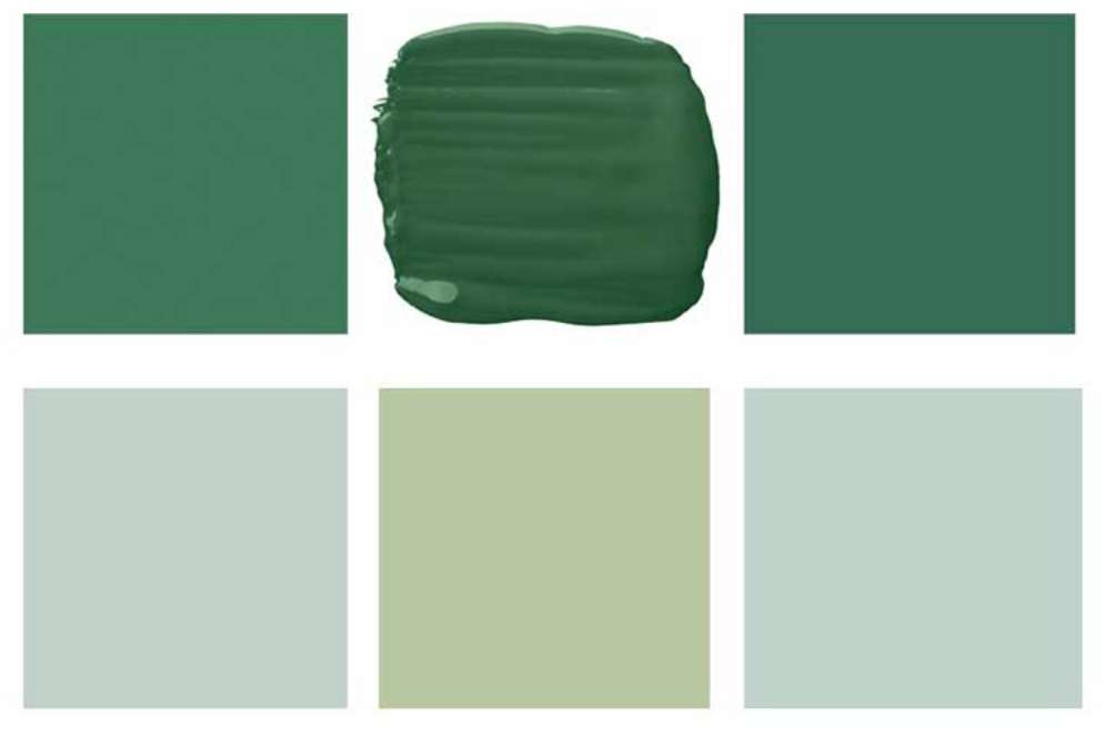 Tone warna hijau (Foto: Real Simple)