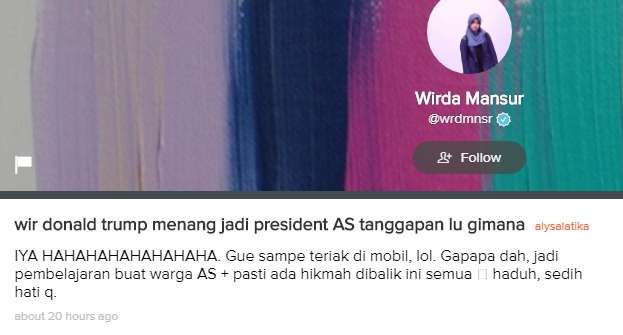 Jawaban Wirda Mansur