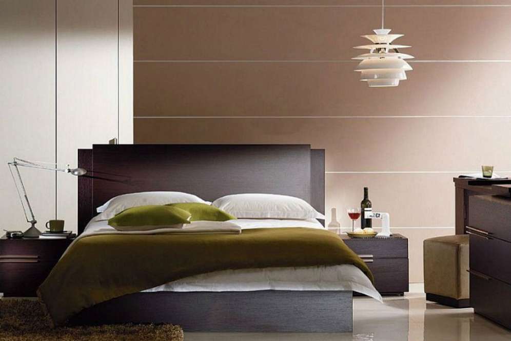 Tata lampu di kamar tidur (Foto: Houzz)