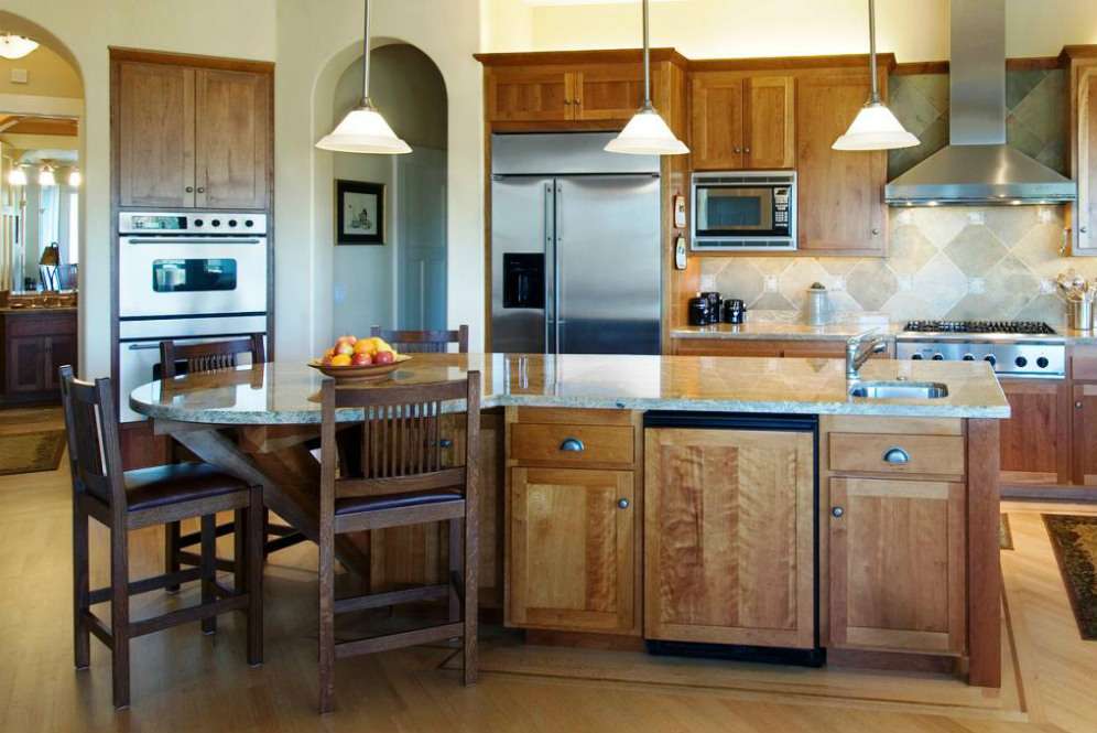 Tata lampu di dapur (Foto: Hawaii Rafting)