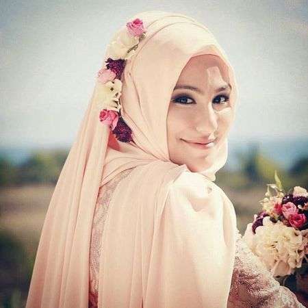 hijab simpel pengantin
