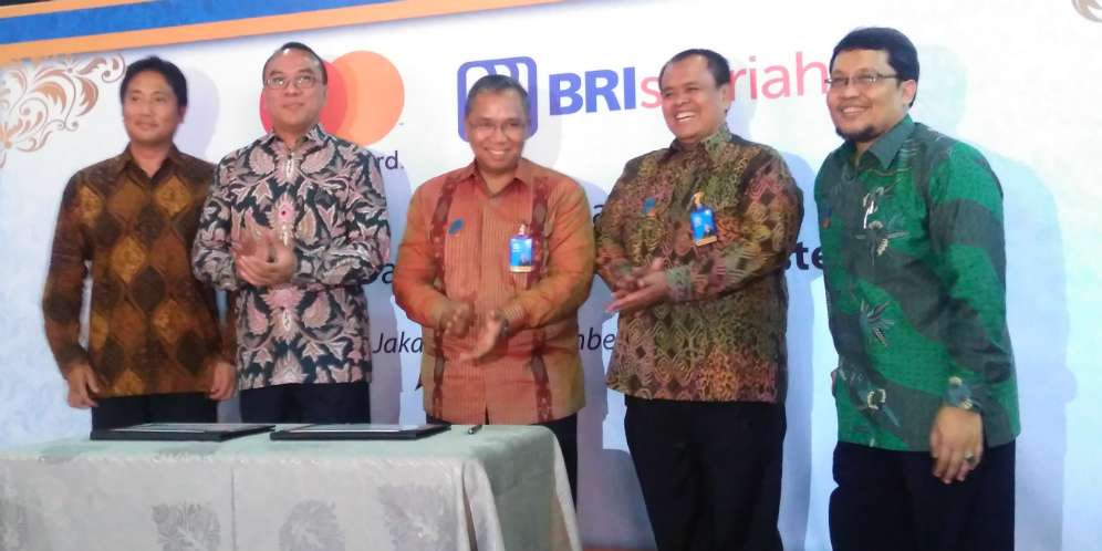 Penandatanganan kerja sama BRI Syariah dan MasterCard