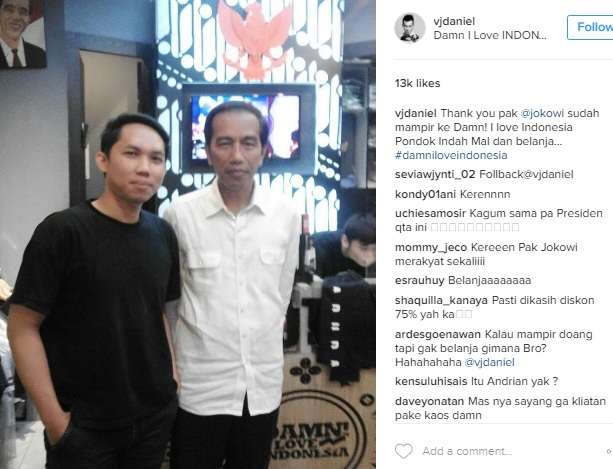 Unggahan Daniel Mananta