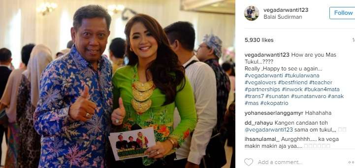 Tukul Arwana dan Vega Darwanti Tukul Arwana dan Vega Darwanti