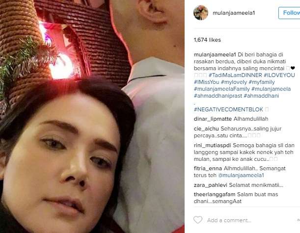 Mulan Jameela dan Dhani Mulan Jameela dan Dhani