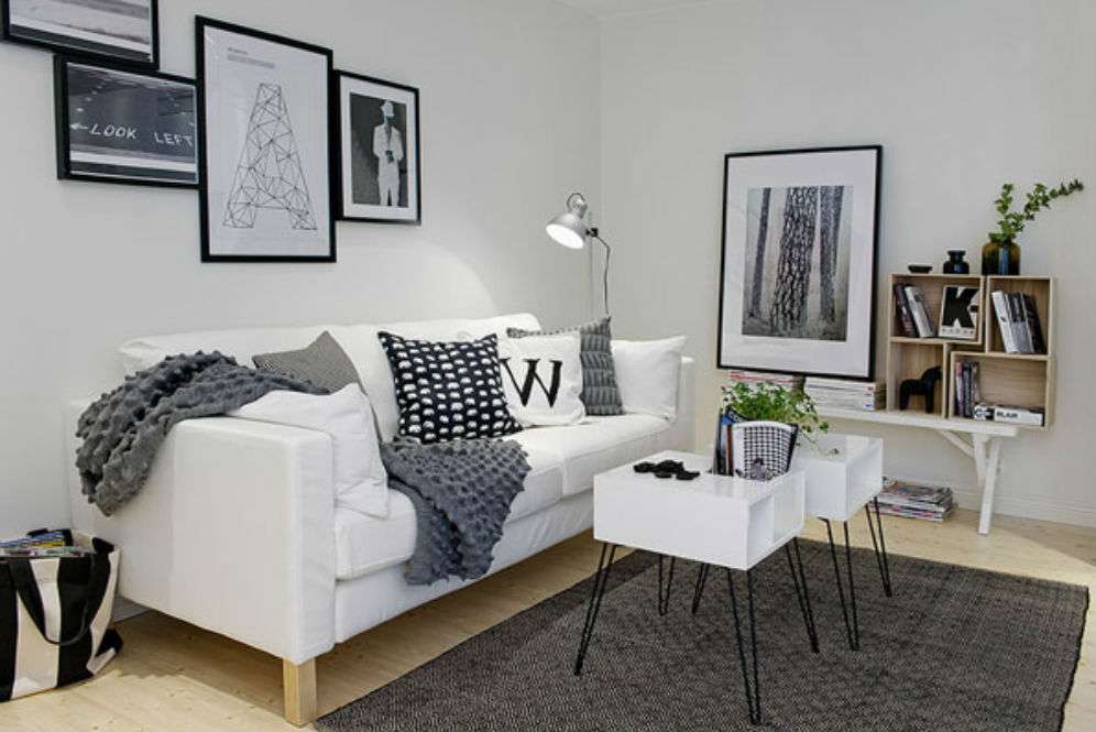 Sofa putih (Foto: Elle Decor)