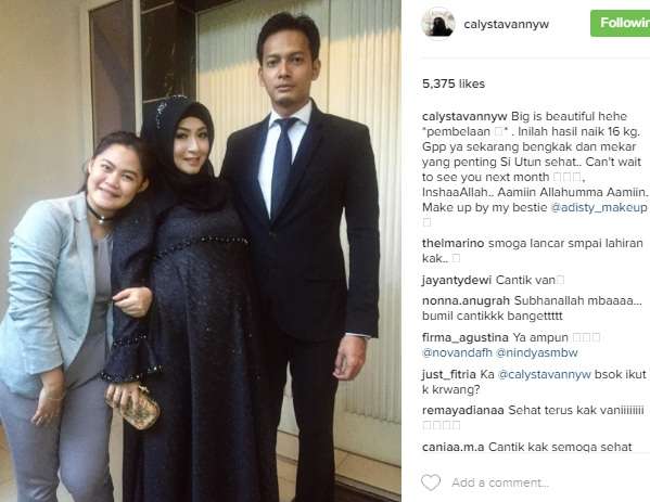 Unggahan Istri Fedi Nuril