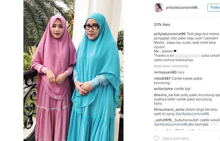 Unggahan Prilly Latuconsina