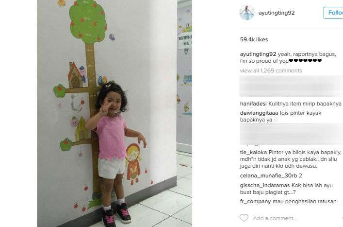 Unggahan Ayu Ting Ting