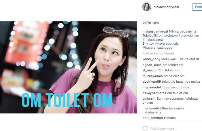 Unggahan Maia Estianty
