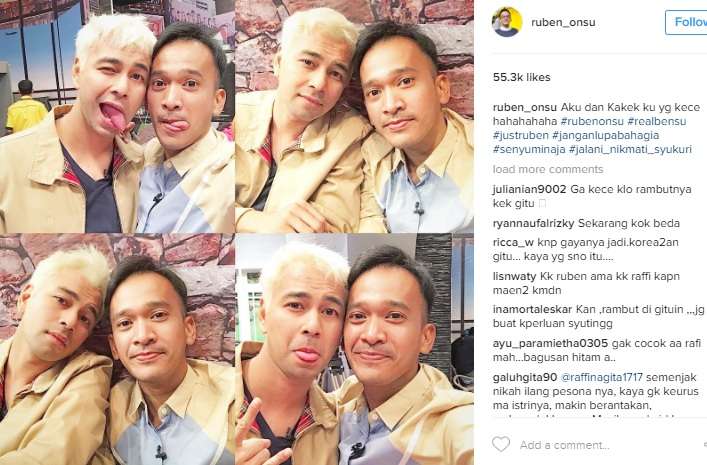 Raffi Ahmad dan Ruben Onsu