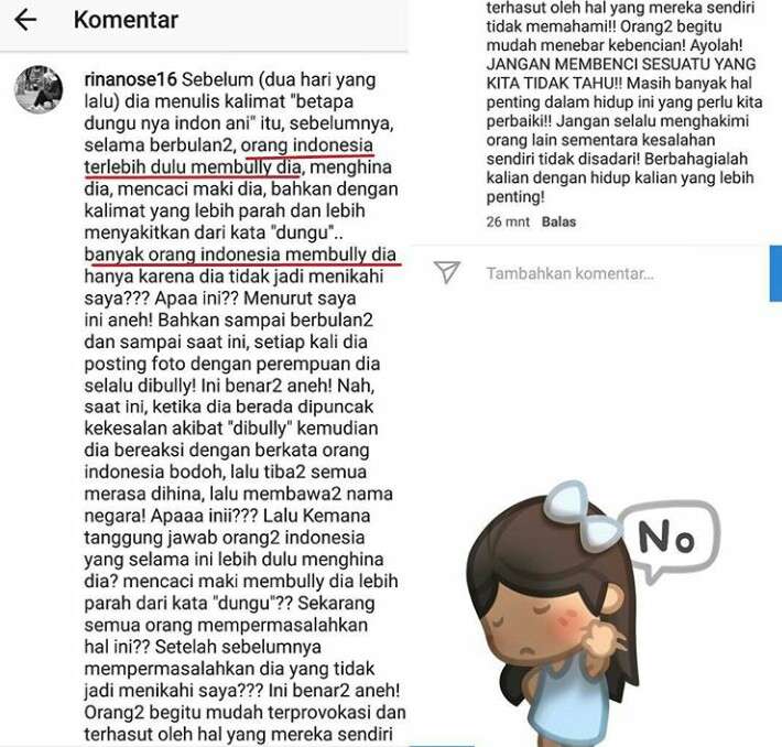 status rina nose