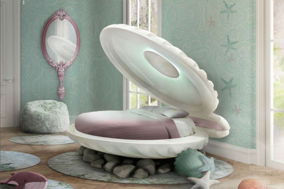 Tempat tidur bentuk kerang koleksi Circu Tempat tidur bentuk kerang koleksi Circu
