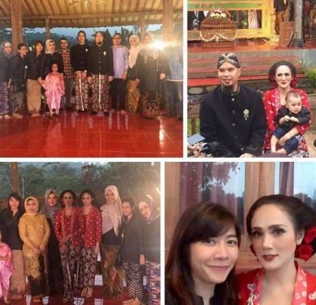 Acara Tedak Siten anak Mulan Jameela