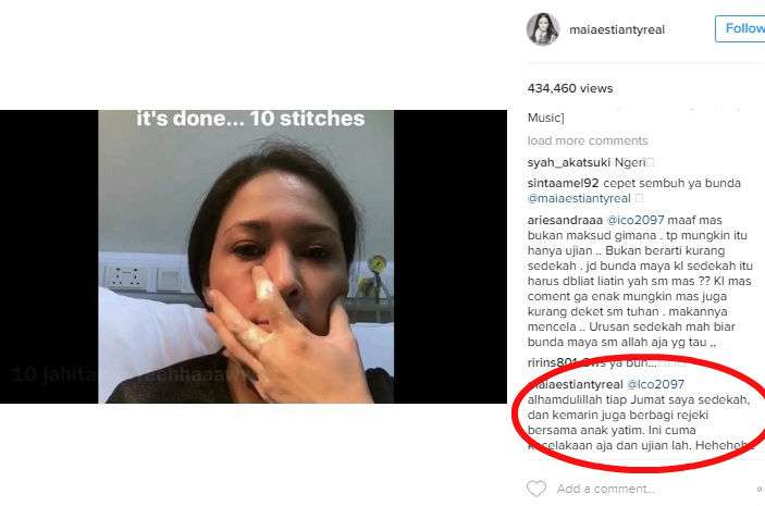 Unggahan Maia Estianty