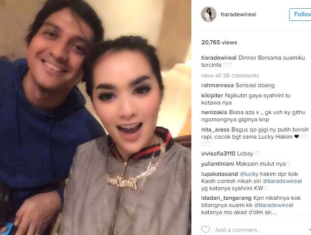 Lucky Hakim dan Tiara Dewi
