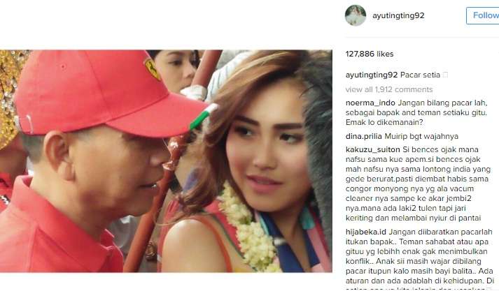 Ayah Razak dan Ayu Ting Ting