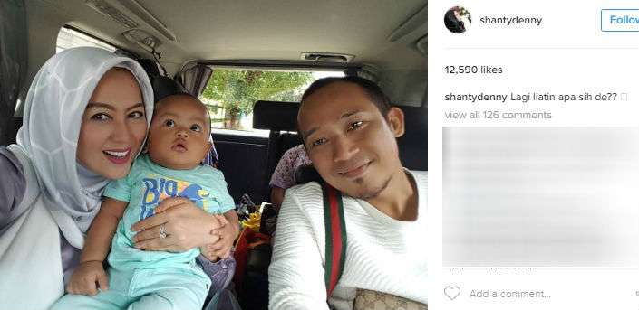 Denny Cagur dan Istri