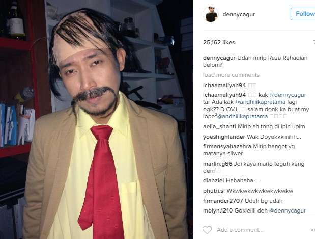 Unggahan Denny Cagur