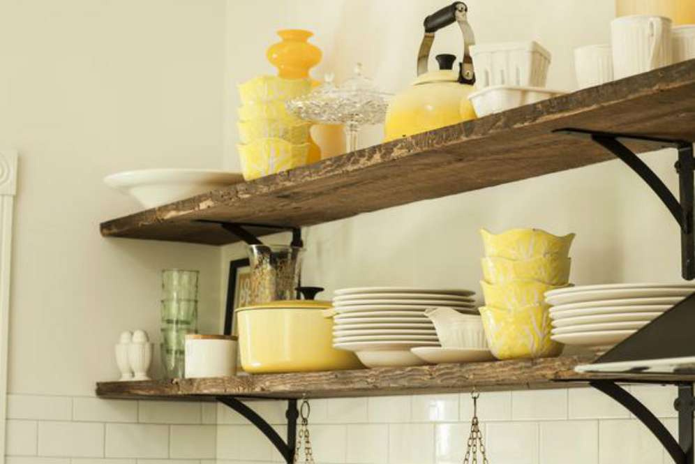 Rak dapur terbuka (Foto: Miumiuborse)