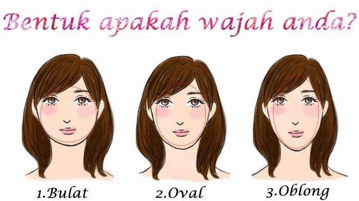 bentuk wajah