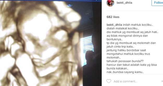Unggahan Istri Indra Bekti