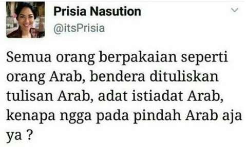 Kicauan Prisia