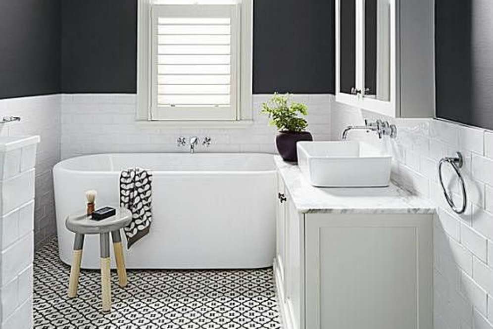 Kamar mandi abu-abu (Dulux)