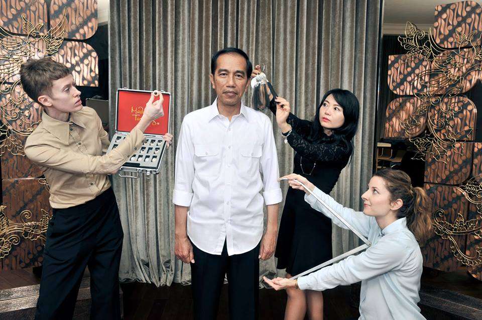 jokowi diukur