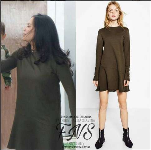 Dress With Ruffle Hem