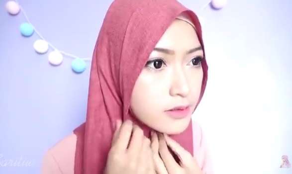 tutorial hijab Sari